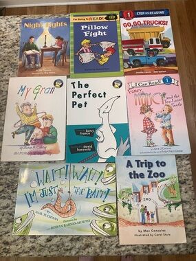 Beginning Reader Book Lot I Can Read Step 1–2 Kids Early Reading Bundle 8 Books